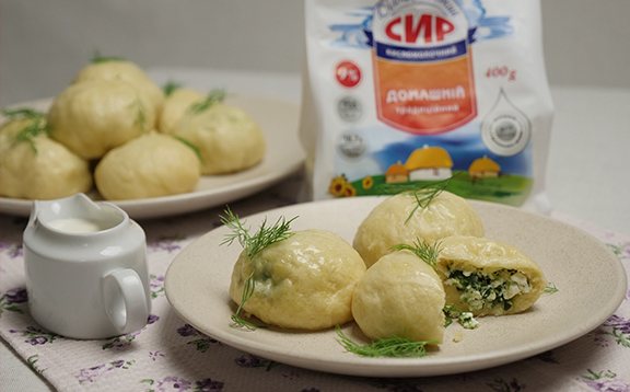 Галушки з сиром